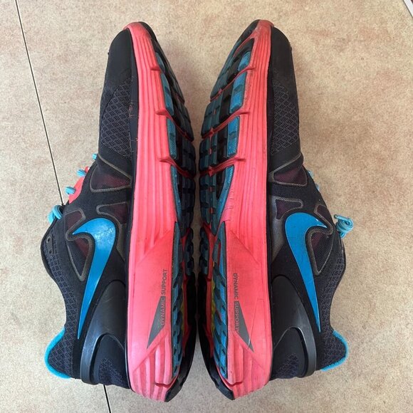 Nike Lunarglide+ 3 Running Shoes Low Top Lace Up Mesh Sneakers - Picture 7 of 10